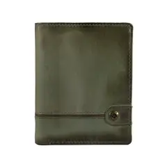 GINO RODINIS - Billetera Hombre Texas 1161 Verde/Marrón