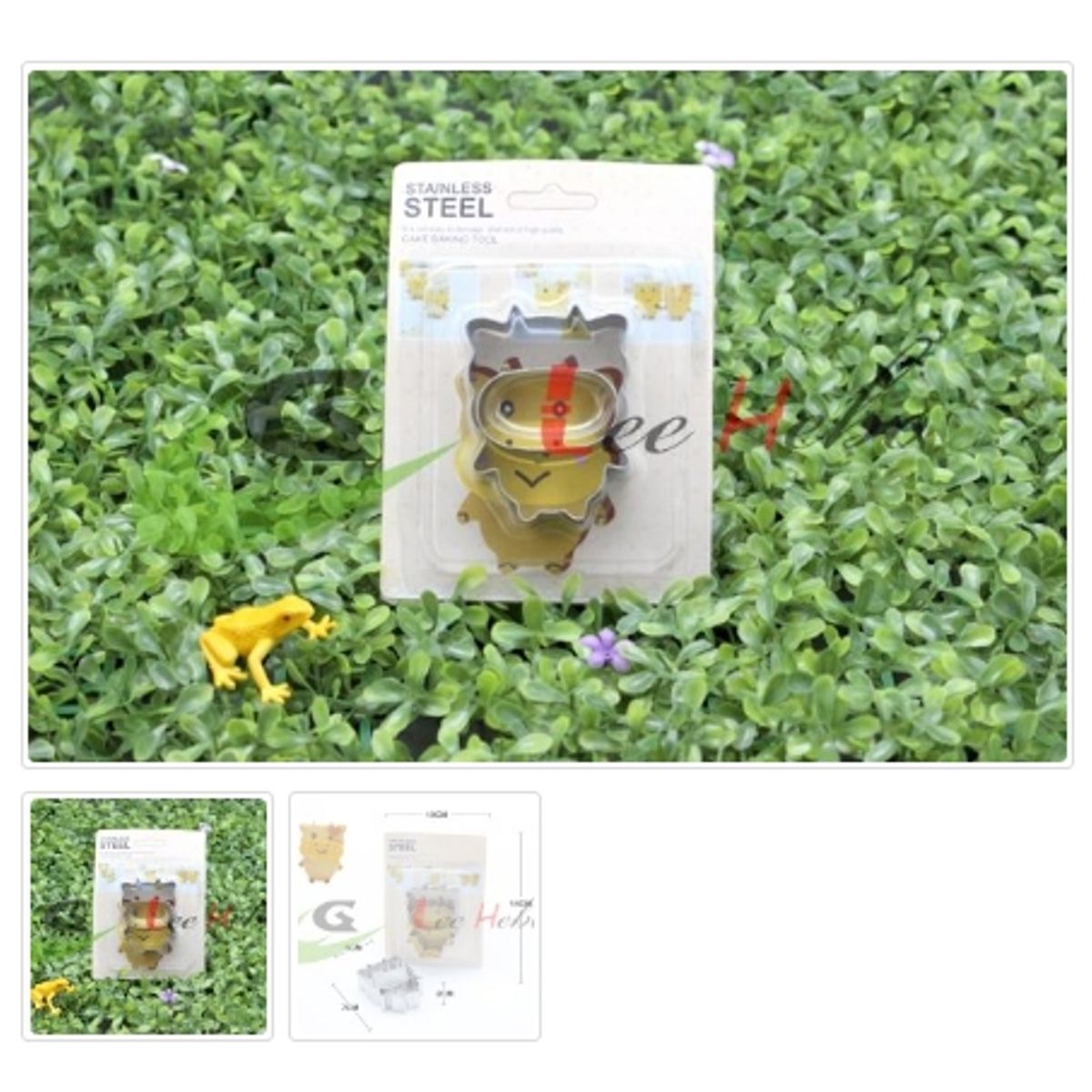 GENERICO - Cortador De Galletas Figura Vaca Acero Inoxidable