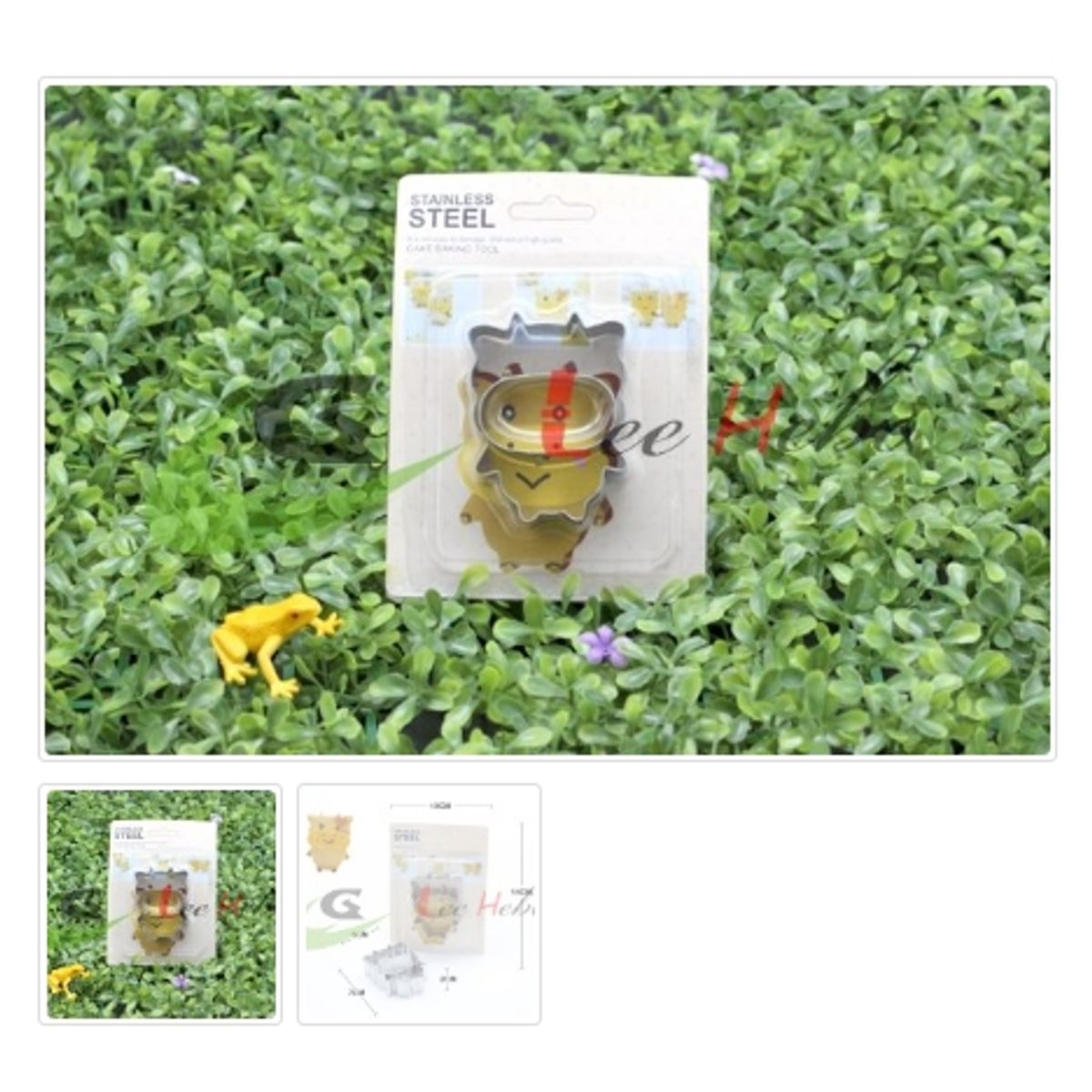 GENERICO - Cortador De Galletas Figura Vaca Acero Inoxidable