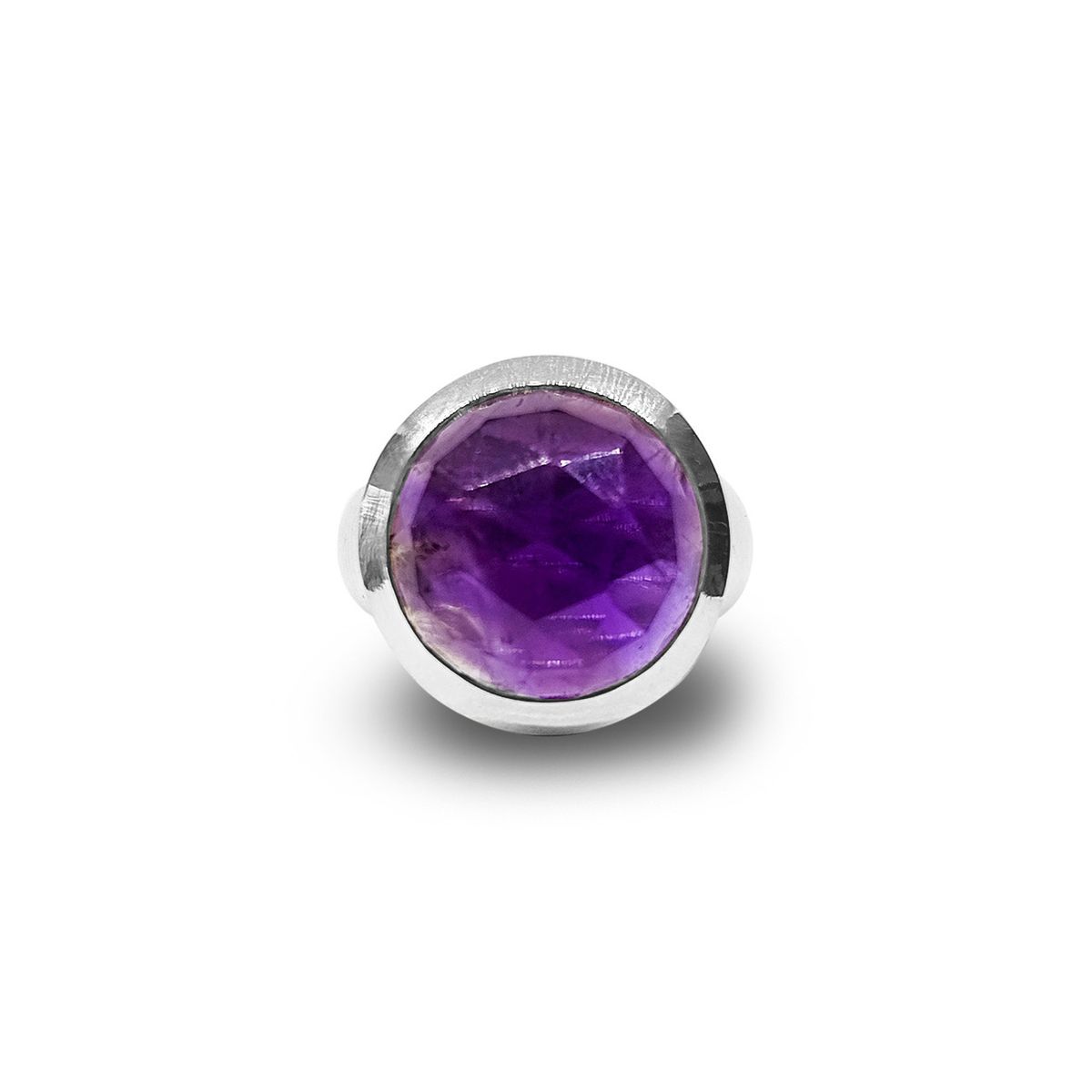 COGGIOLA - Anillo Denali Amatista  Plata Fina 925