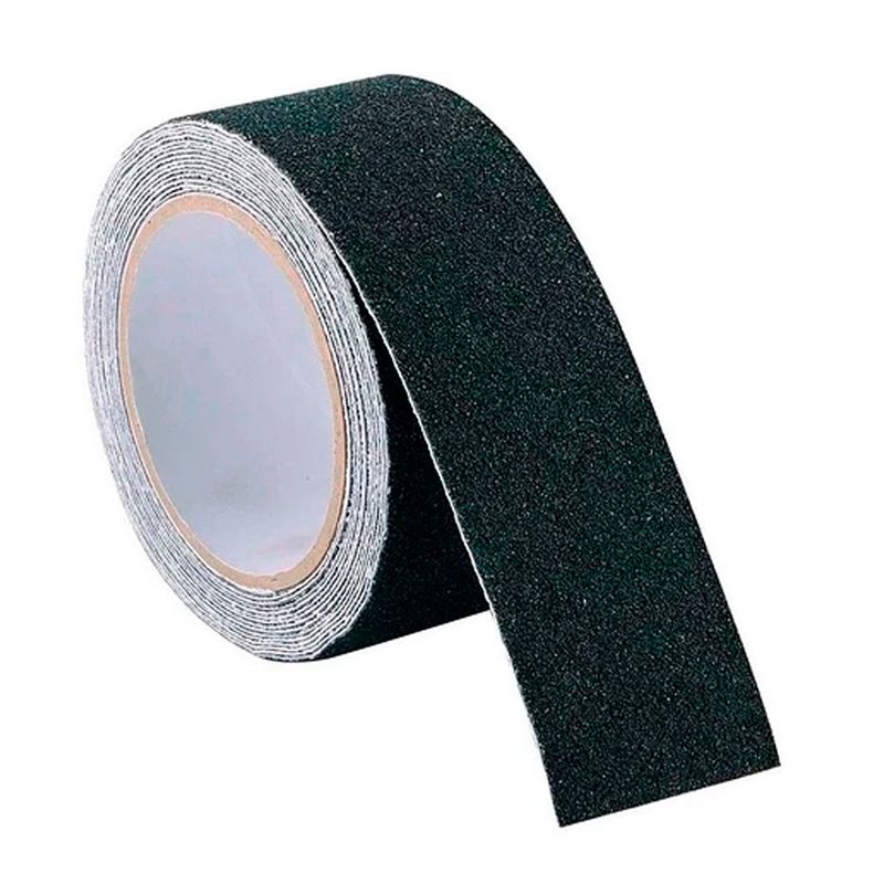 GENERICO - Cinta Adhesiva Antideslizante Color Negra 5cms x 5mts