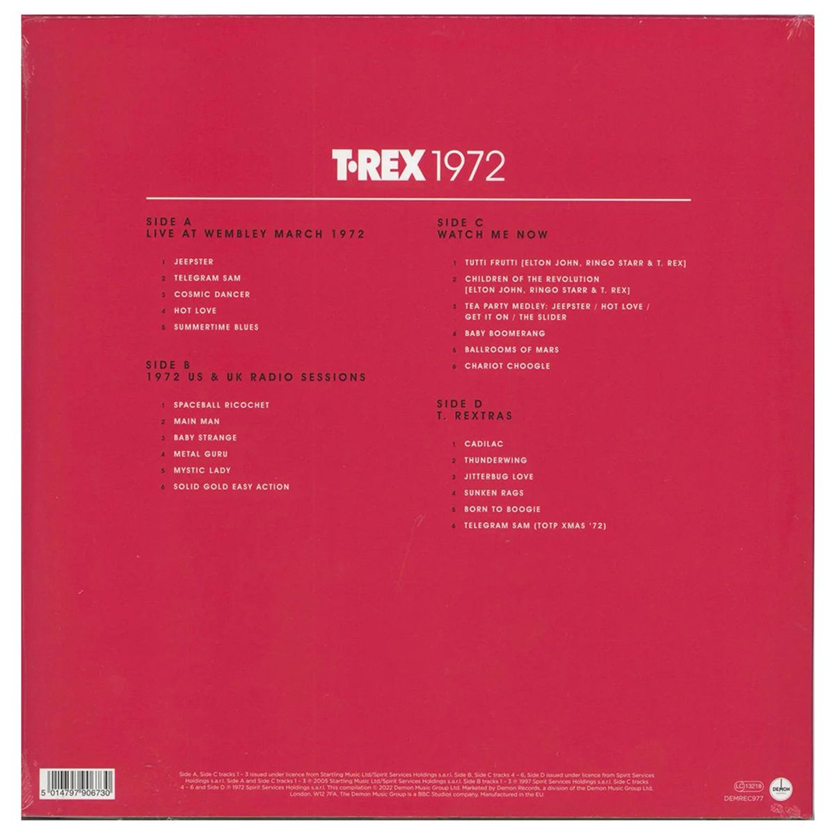 GENERICO - T Rex - 1972 - Vinilo