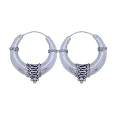 ALUNA JOYAS - Argollas Plata Unisex Bali