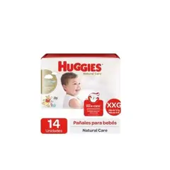 HUGGIES - Pañales Natural Care XXG 112 Unidades