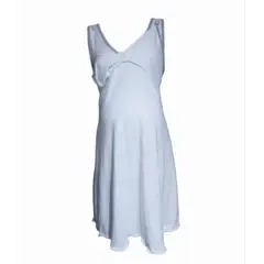 DMOM - Camisa de dormir Maternal y Lactancia color Blanco modelo Bretel