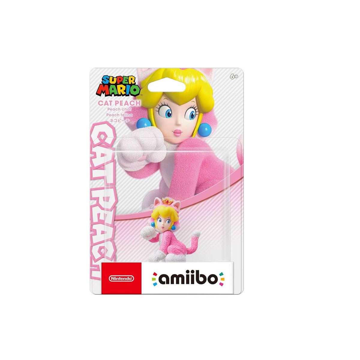 NINTENDO - Amiibo Peach Cat - Colección Super Mario