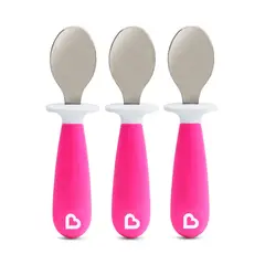 MUNCHKIN - Set de 3 Cucharas Lavanda