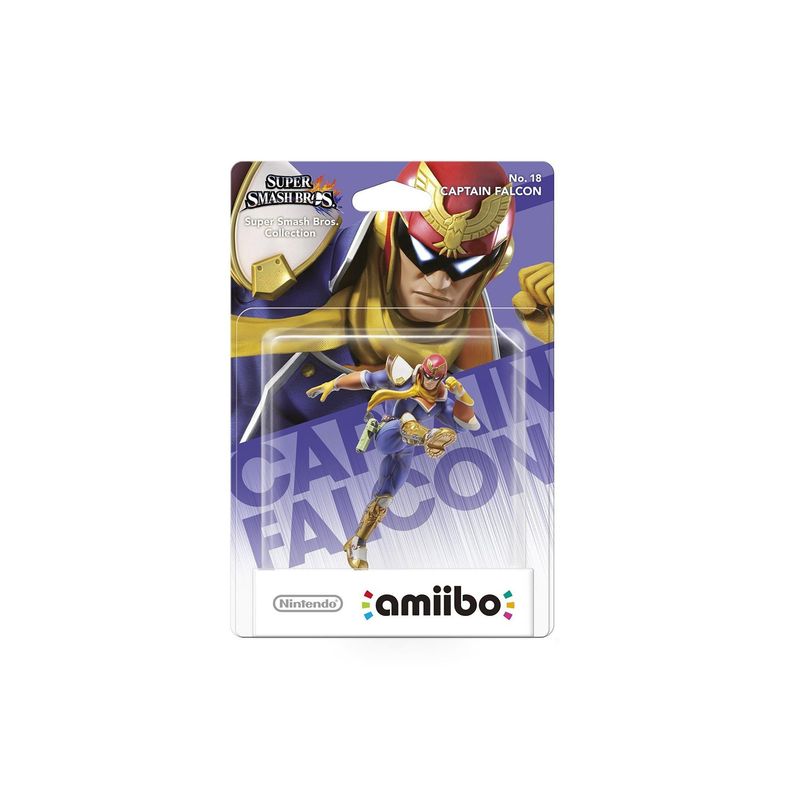NINTENDO - Amiibo Captain Falcon - Colección Super Smash Bros