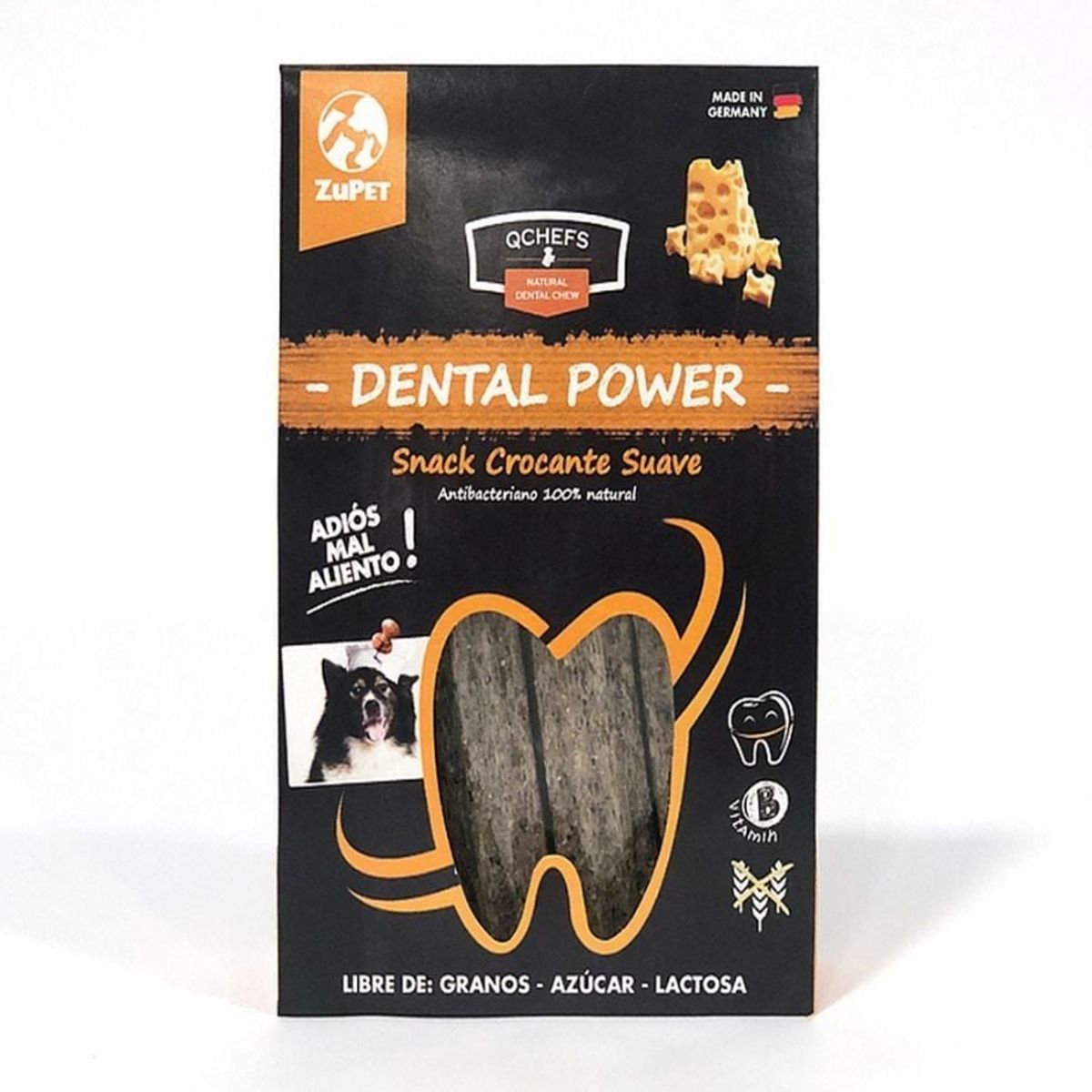 GENERICO - Qchefs Limpiador dental Snack Crocante Suave Perro 75 grs