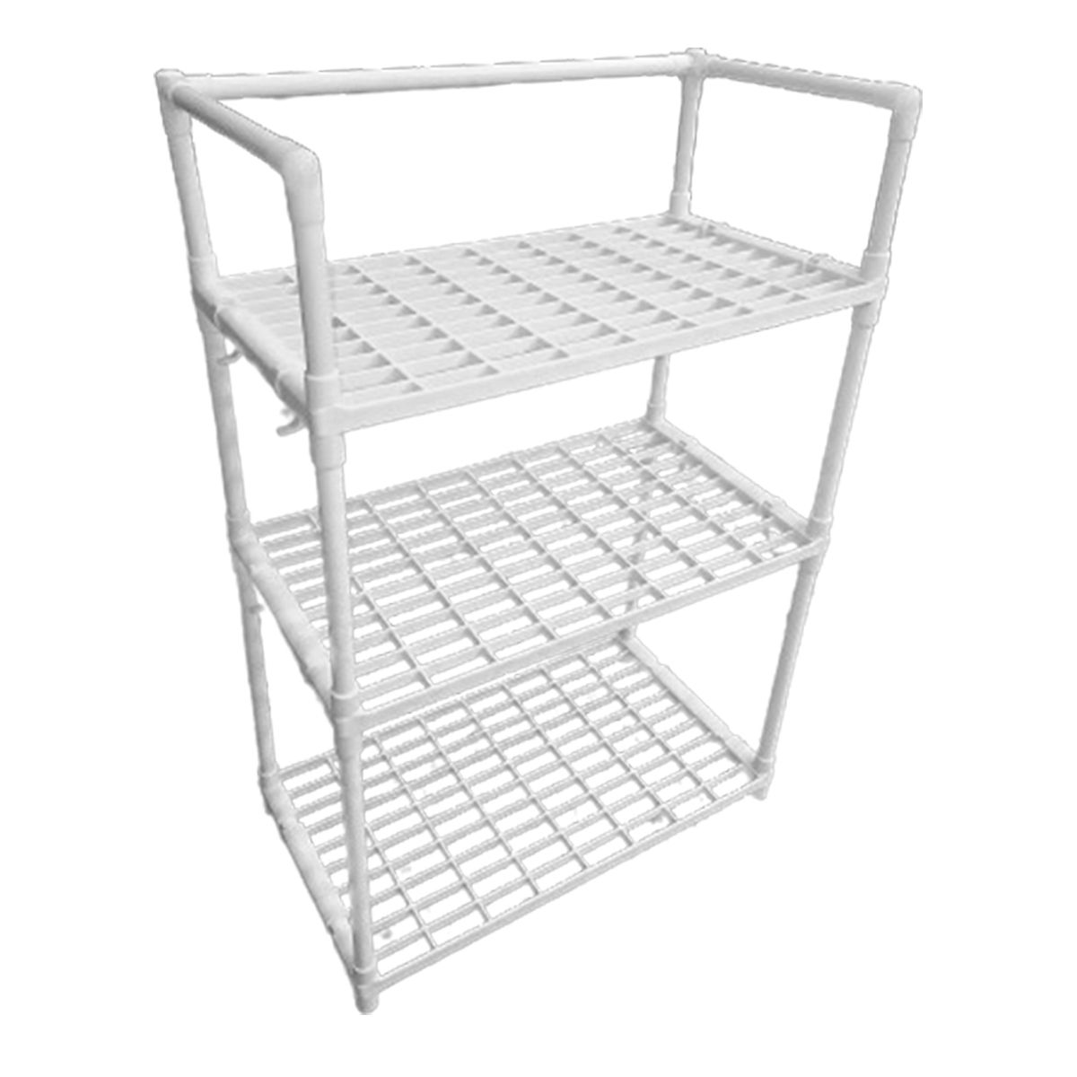 GENERICO - Organizador Estante 3 Niveles Estrecho Multiuso Baño blanco