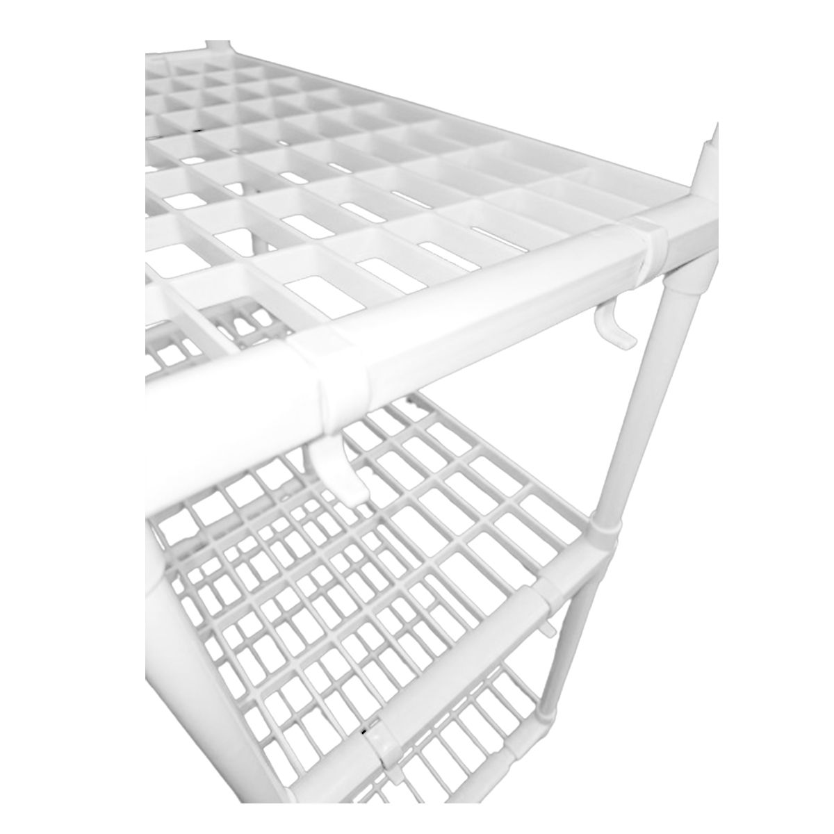 GENERICO - Organizador Estante 3 Niveles Estrecho Multiuso Baño blanco