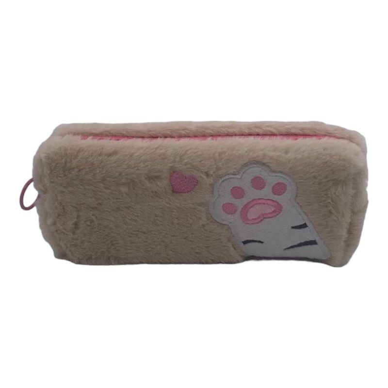 HOMEWELL - Estuche Crema Diseño Pata de Gato 20*9*4.5cm HOMEWELL