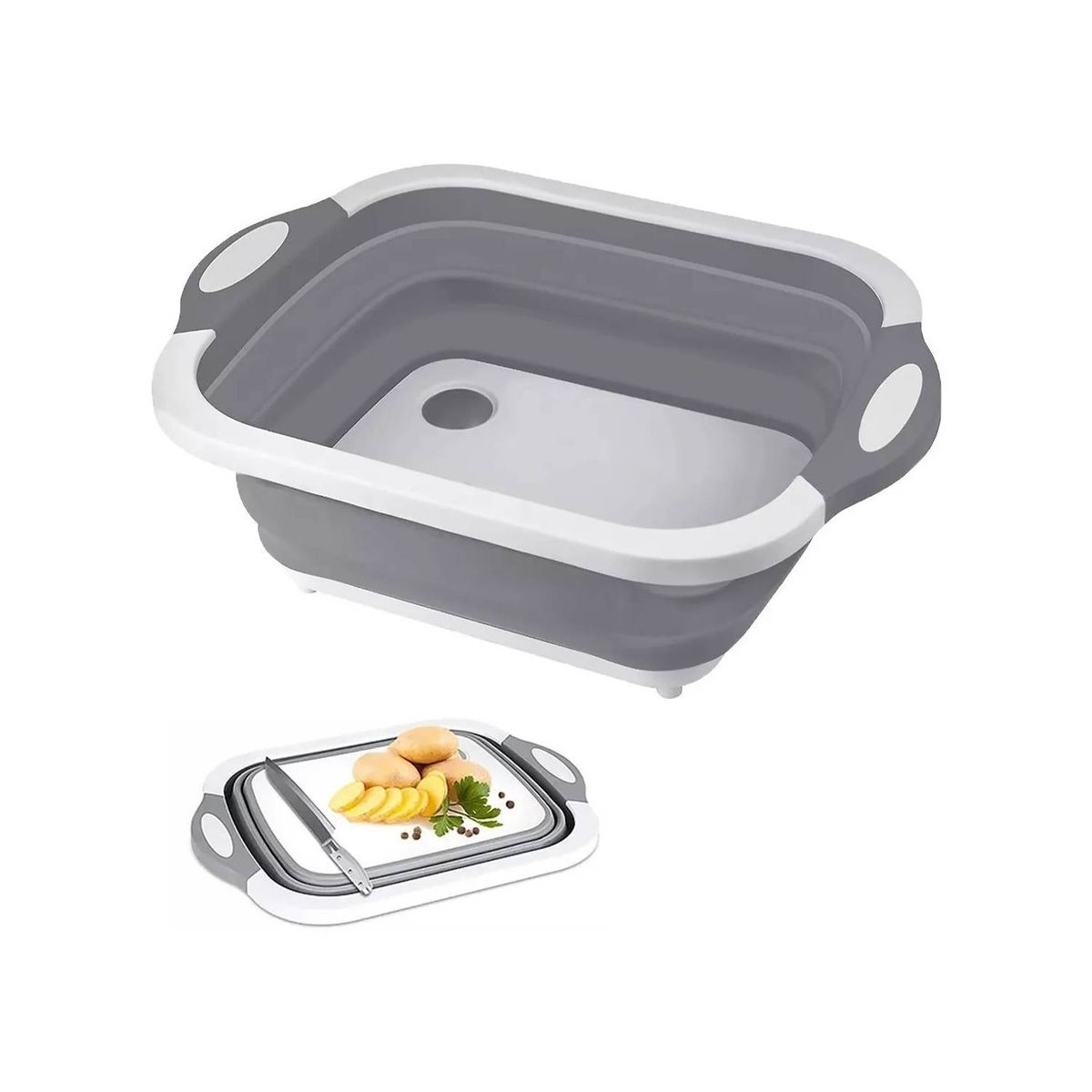 GENERICO - Tabla De Picar Plástica Tabla Para Cortar Multiusos Cocina