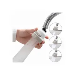 GENERICO - Grifo Cabezal Lavaplatos Giratorio regula Ahorro Agua 360º