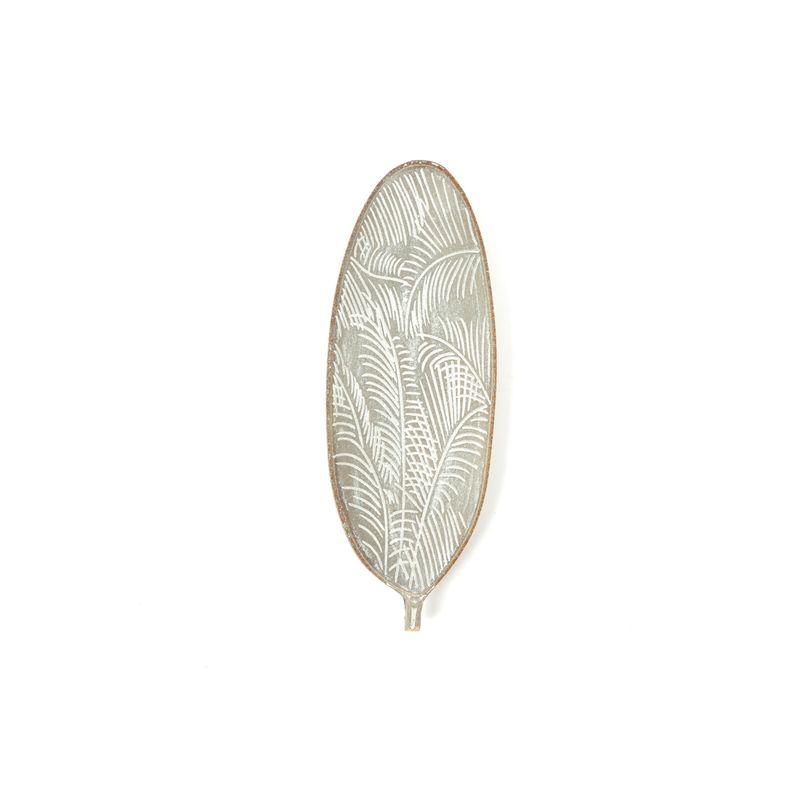 HOMEWELL - Bandeja Mdf Hoja 40*14Cm HOMEWELL