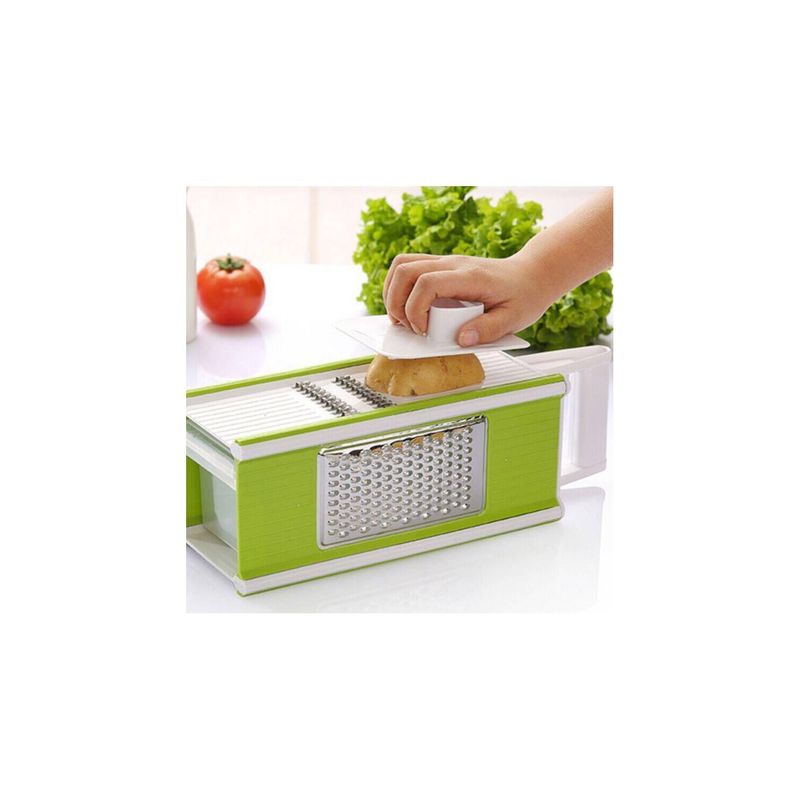 GENERICO - Picador Cortador Rallador De Verduras Y Frutas 3 en 1