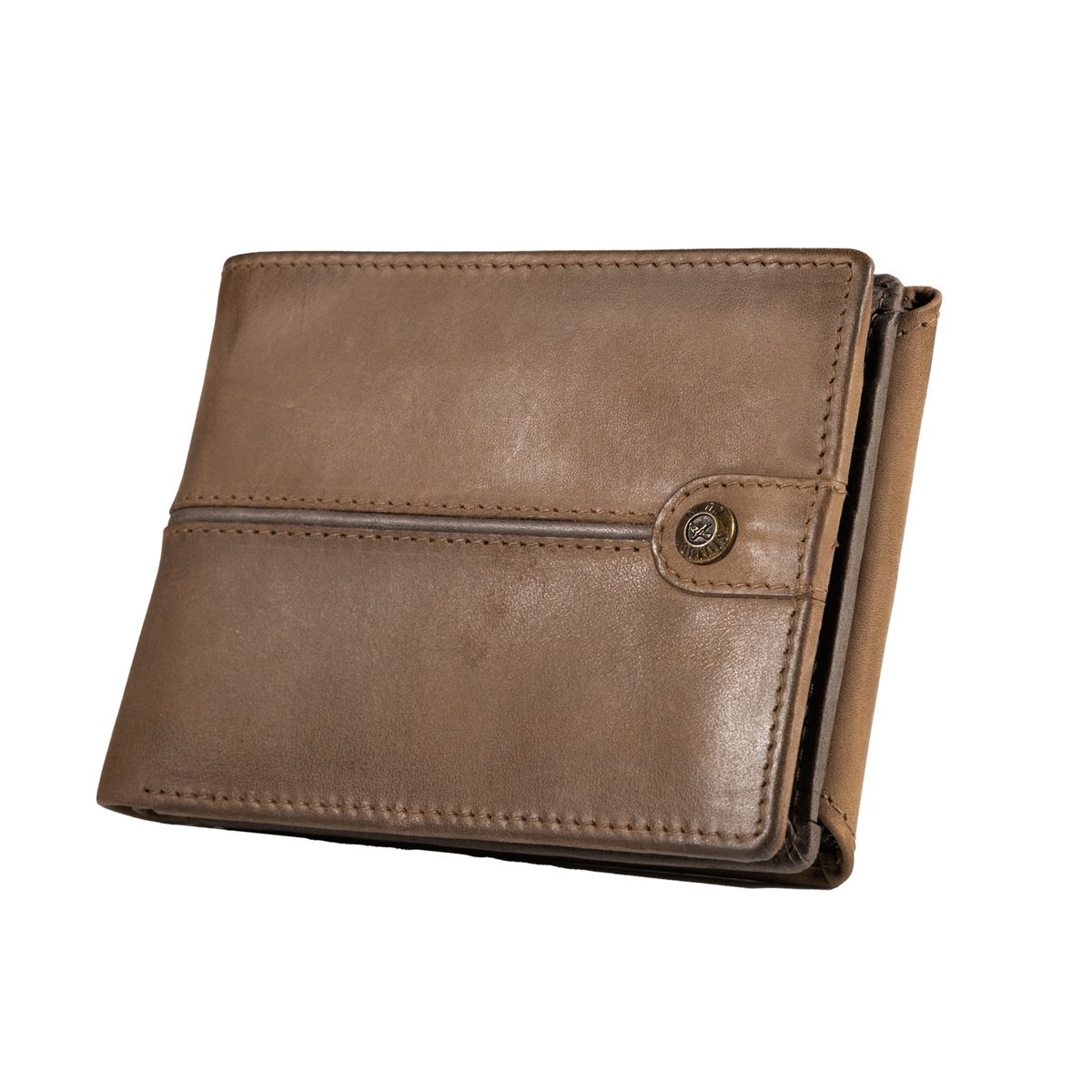 GINO RODINIS - Billetera Texas 1.163 Camel/Marrón Gino Rodinis