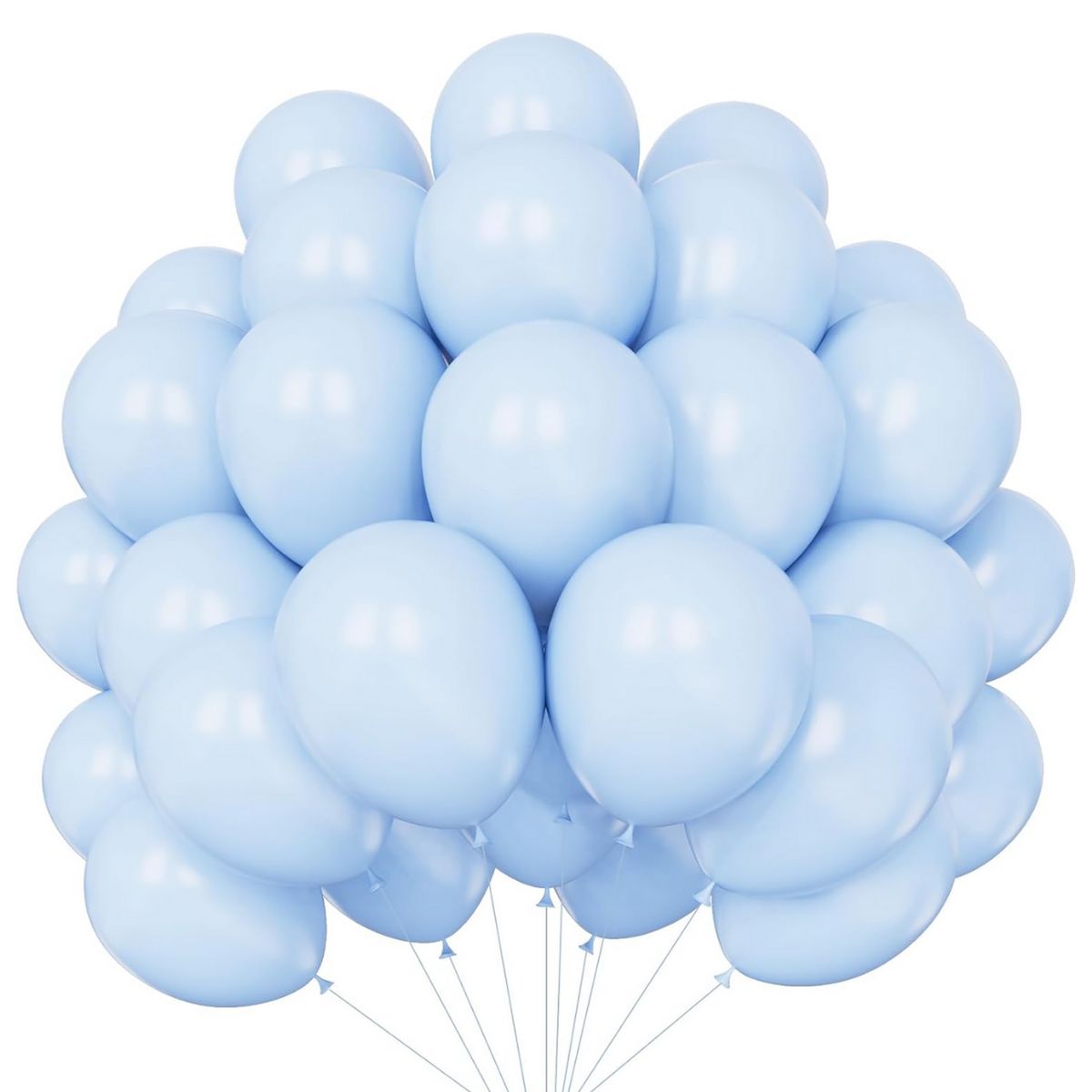 GENERICO - Globos Celeste Macaron 10 Unidades Tamaño 25 Cm Fiesta