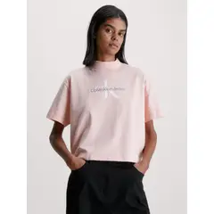 CALVIN KLEIN - Polera Archival Monologo Rosado