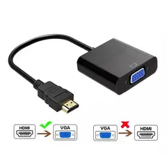 GENERICO - Adaptador Conversor De Hdmi A Vga