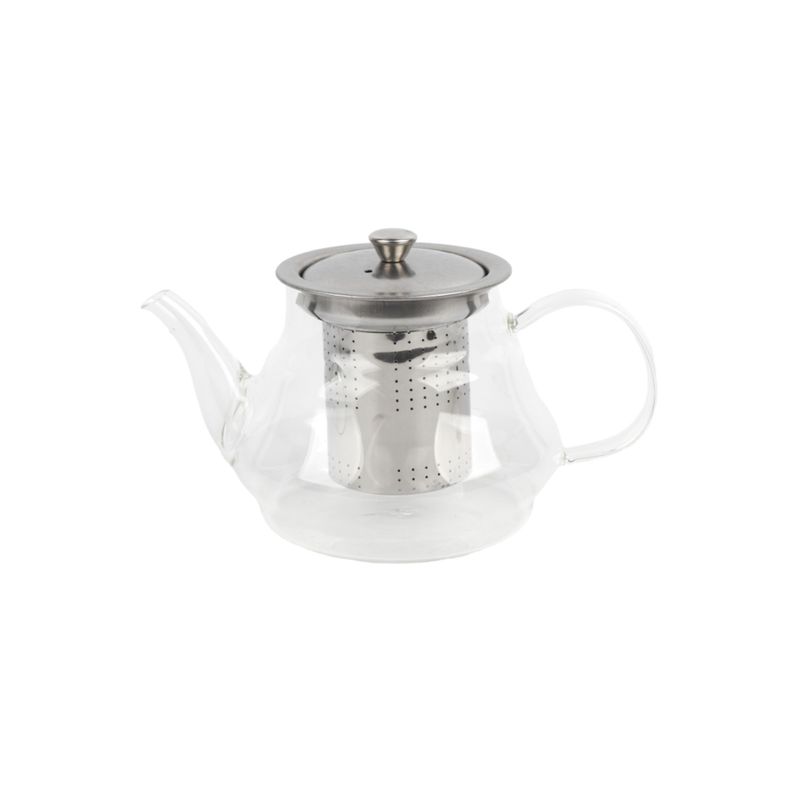 HOMEWELL - Tetera Vidrio con Infusor 600ml HOMEWELL