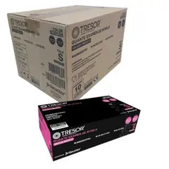 REUTTER - Pack 10 Cajas Guantes Nitrilo Negro Talla S Tresor