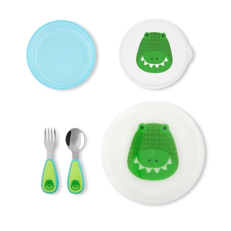 SKIP HOP - Set de Alimentacion  Crocodilo