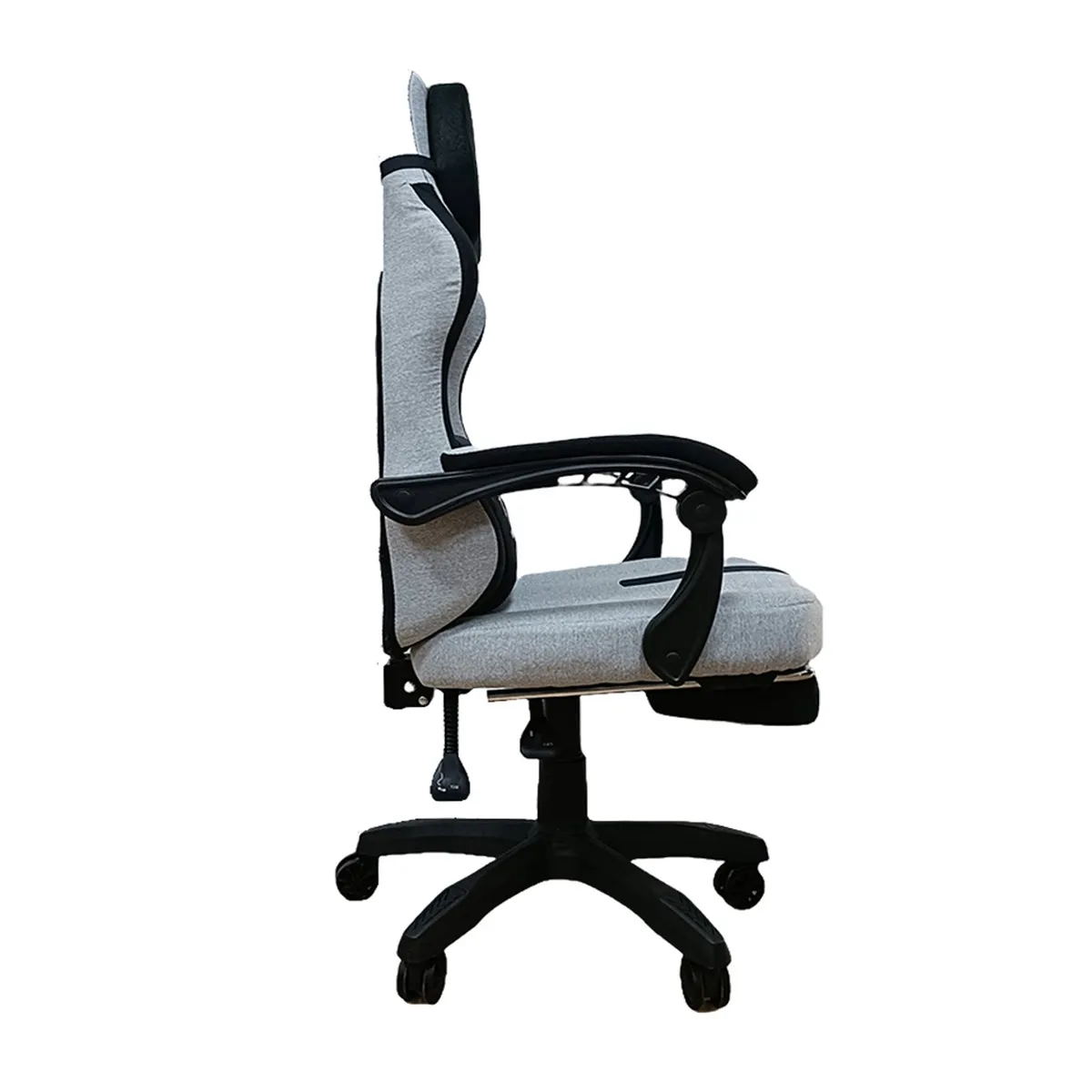 GENERICO - Silla Gamer Wetech Color Gris y Negro Modelo LS-1118
