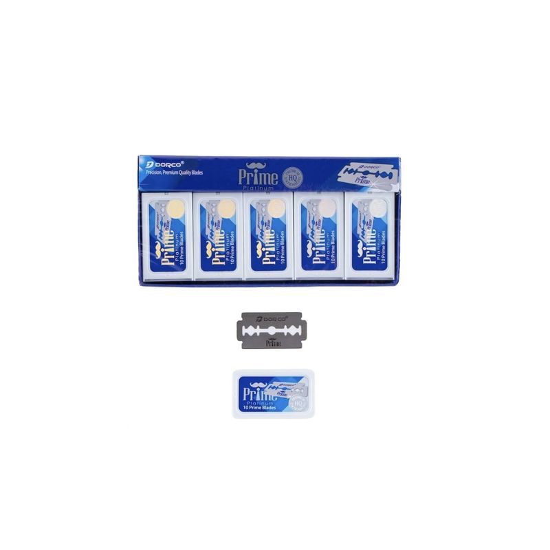 DORCO - Hojillas Dorco Prime Platinum Para Navaja 100 FILOS.