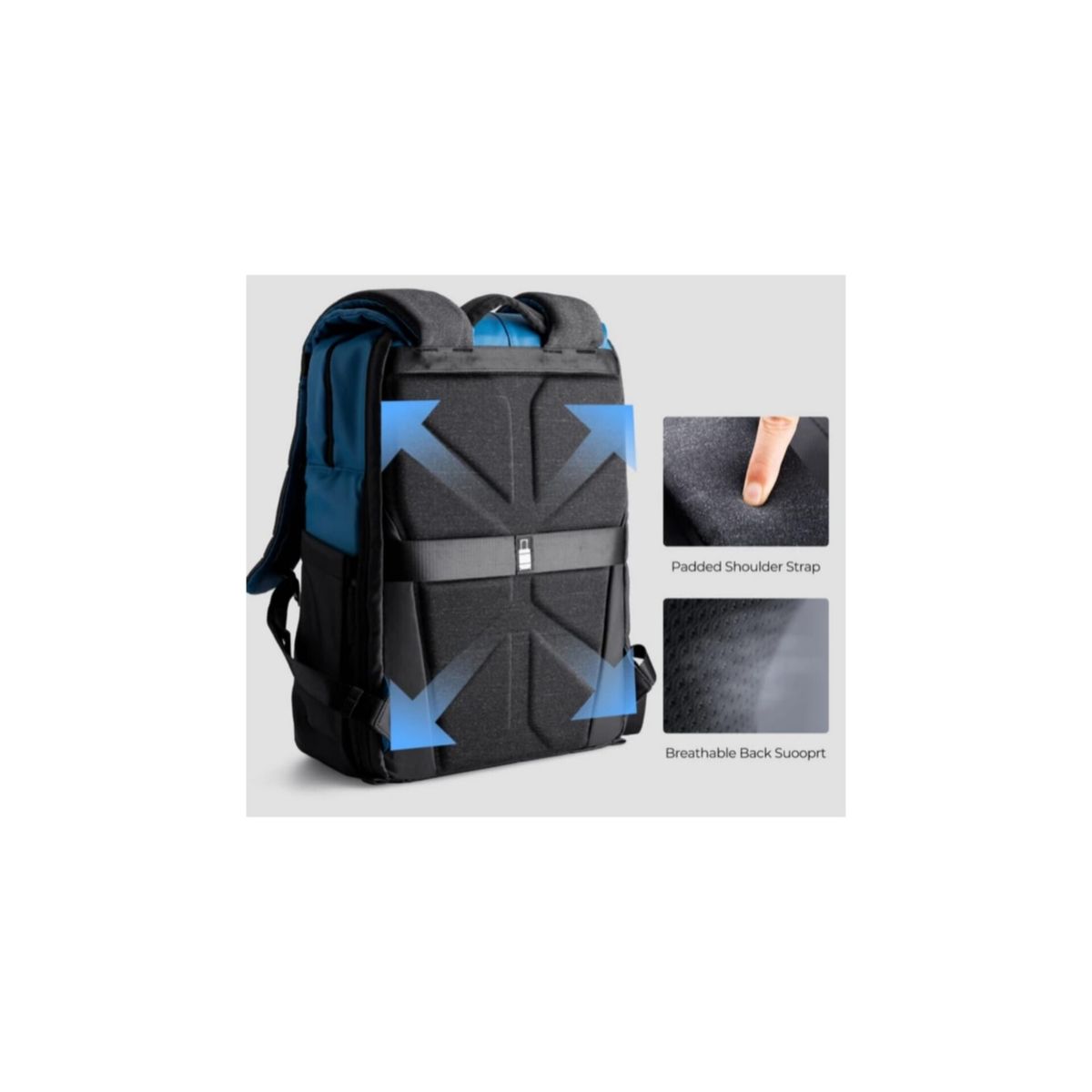 K&F CONCEPT - Mochila Kf Concept Kf 13087a V1 Fotografía Azul