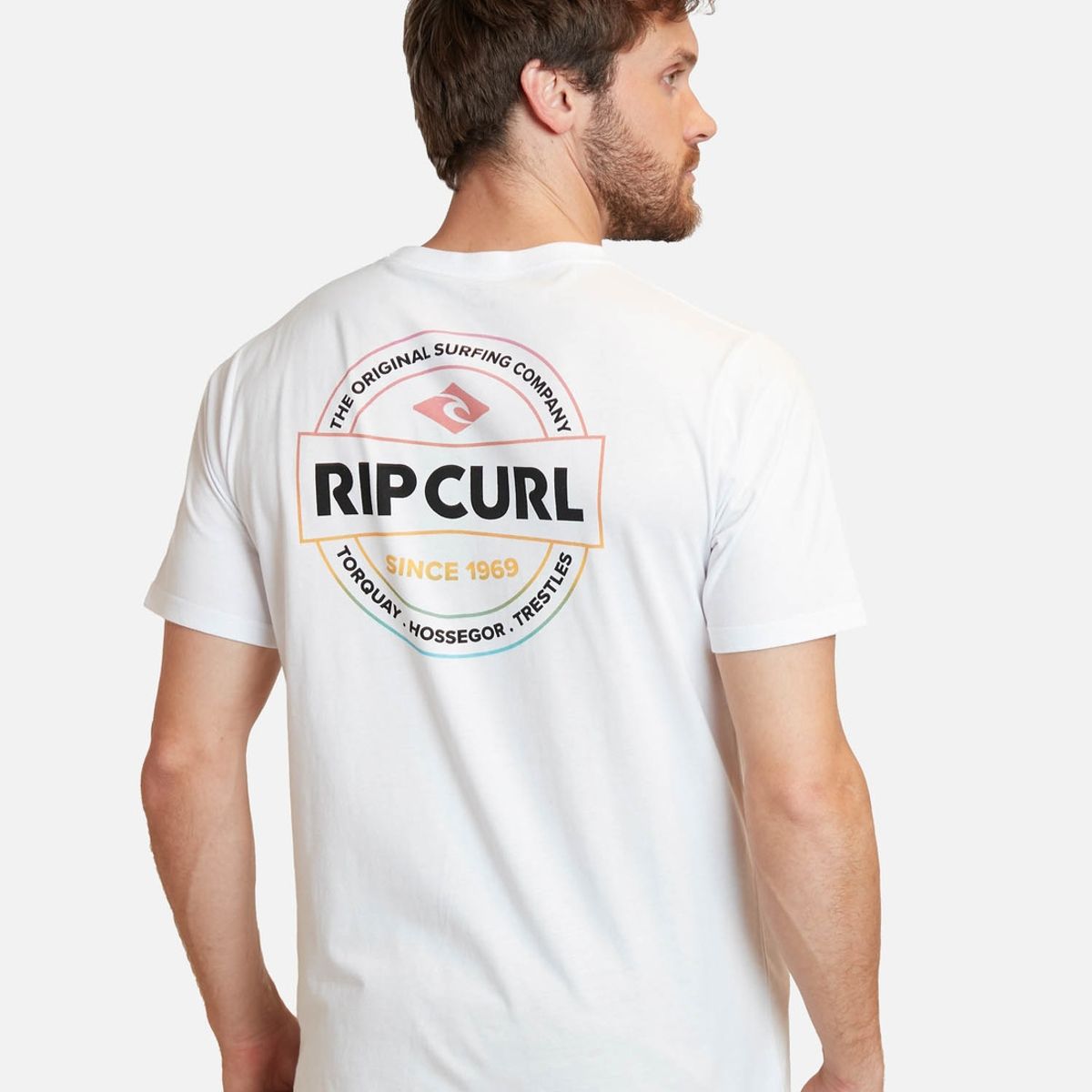 RIP CURL - Polera Tosc Ss Tee Blanco Hombre Rip Curl