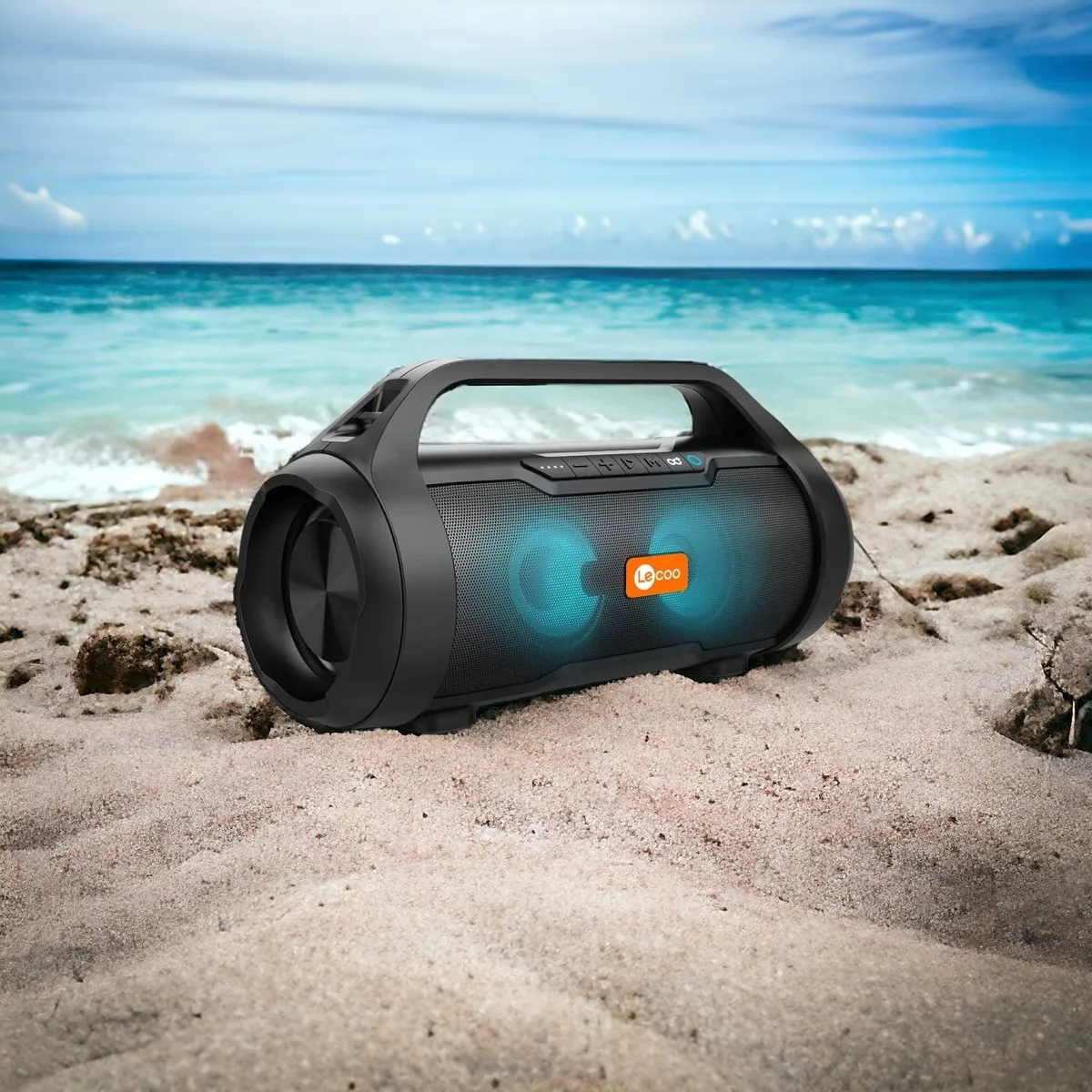 LENOVO - Parlante Portatil Lenovo Leco DS154 Bluetooth Retroiluminado