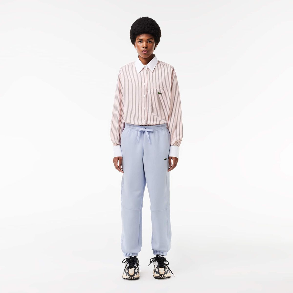 LACOSTE - Pantalón Lacoste XF7256 Mujer Celeste LACOSTE