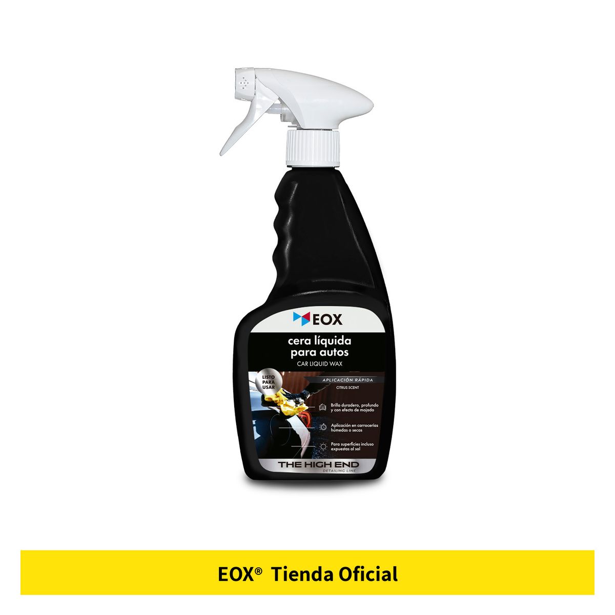 GENERICO - Cera Líquida Automotriz Car Liquid Wax C/ Gatillo Eox 470 Ml