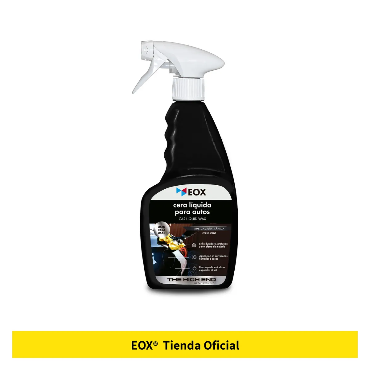 GENERICO - Cera Líquida Automotriz Car Liquid Wax C/ Gatillo Eox 470 Ml