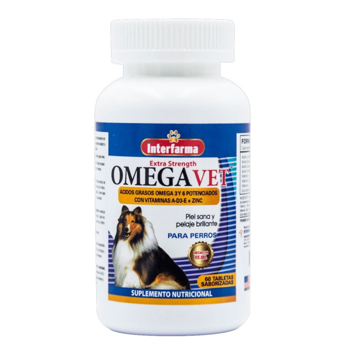 GENERICO - Omegavet Interfarma 60 comprimidos masticables