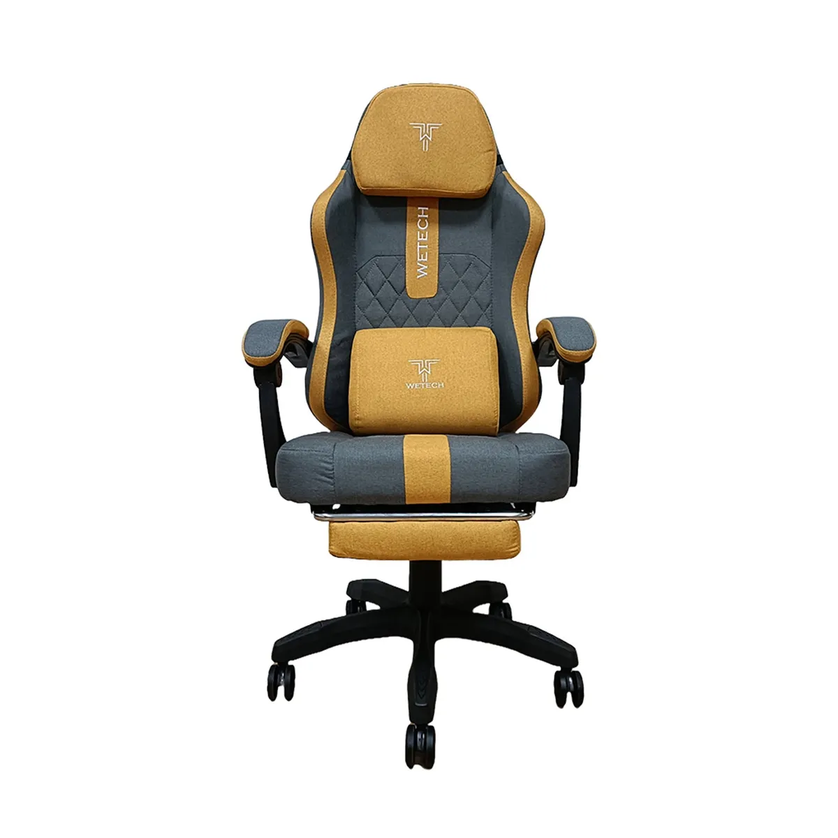 GENERICO - Silla Gamer Wetech Color Naranjo y Negro Modelo LS-1118