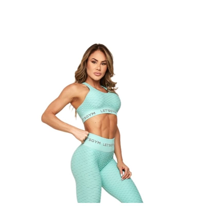 LETSGYM - PETO DEPORTIVO SEAMLESS BROCADO LETSGYM