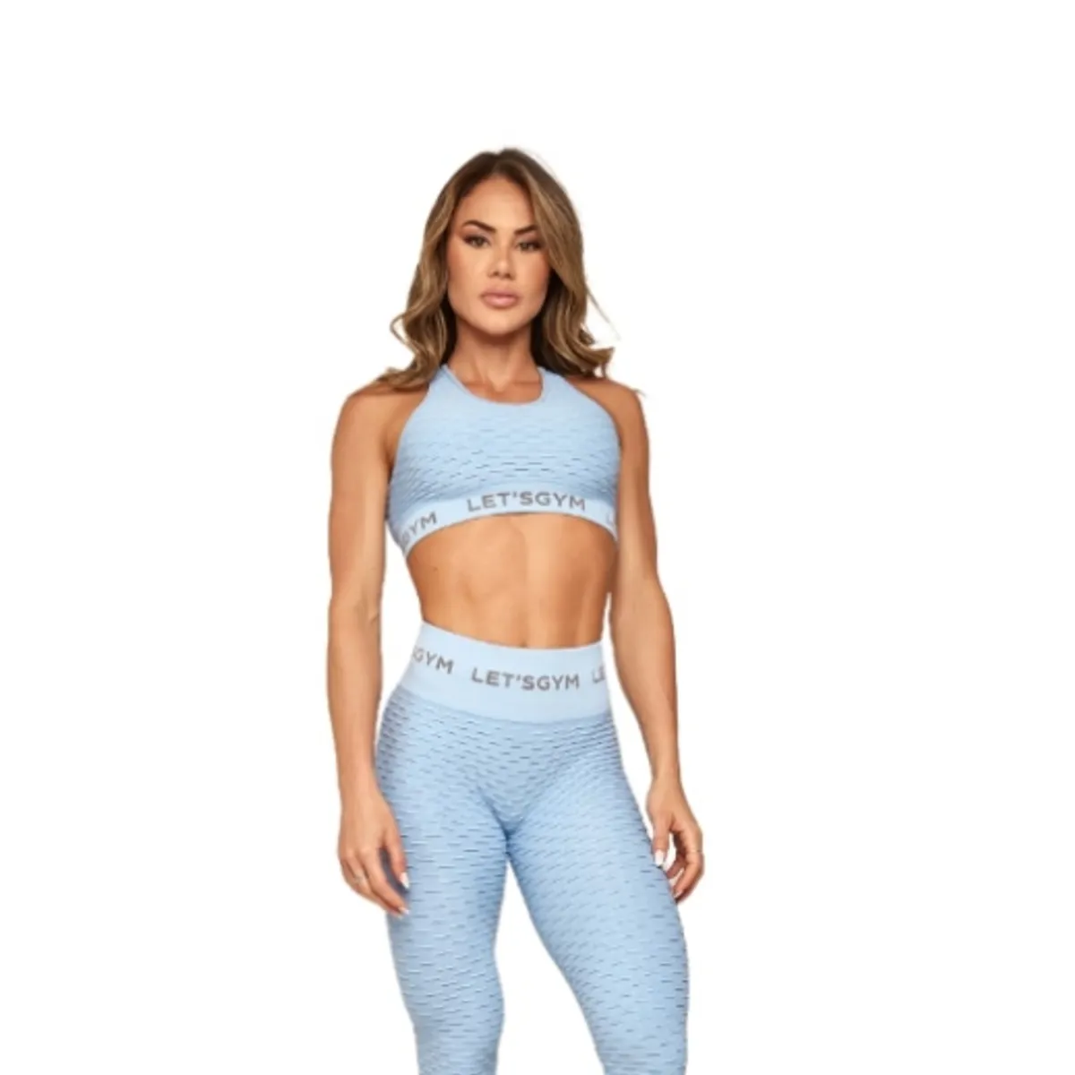 LETSGYM - PETO DEPORTIVO SEAMLESS BROCADO LETSGYM