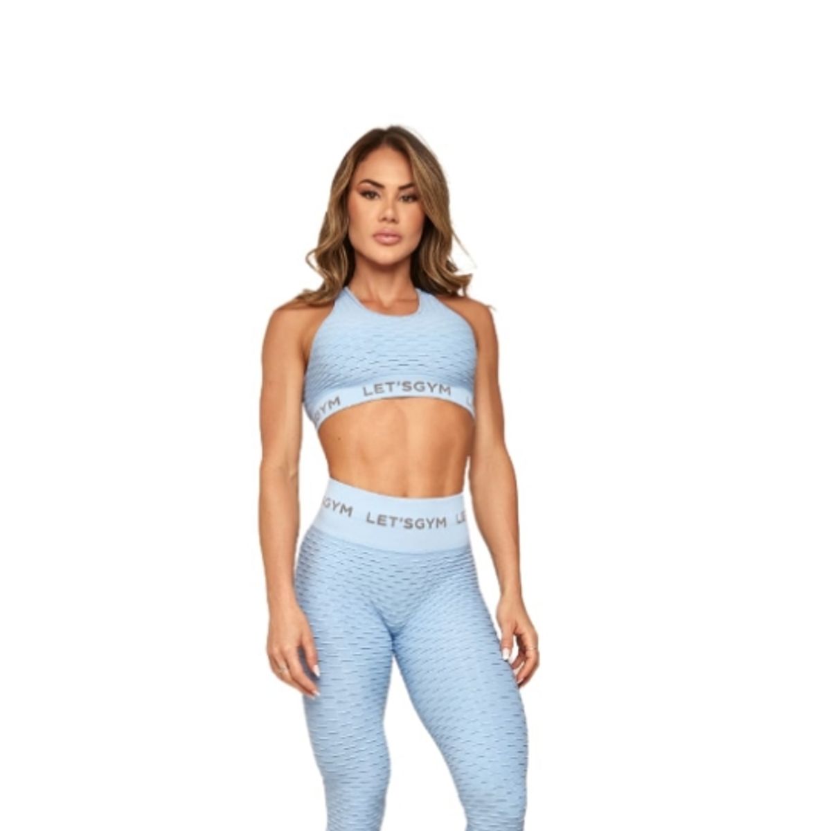 LETSGYM - PETO DEPORTIVO SEAMLESS BROCADO LETSGYM