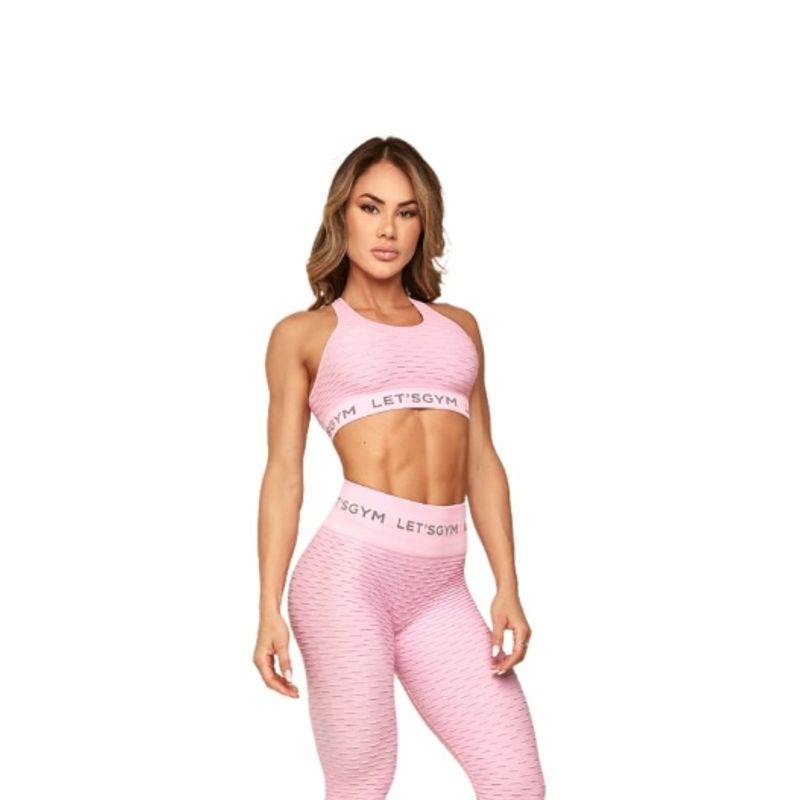 LETSGYM - PETO DEPORTIVO SEAMLESS BROCADO LETSGYM