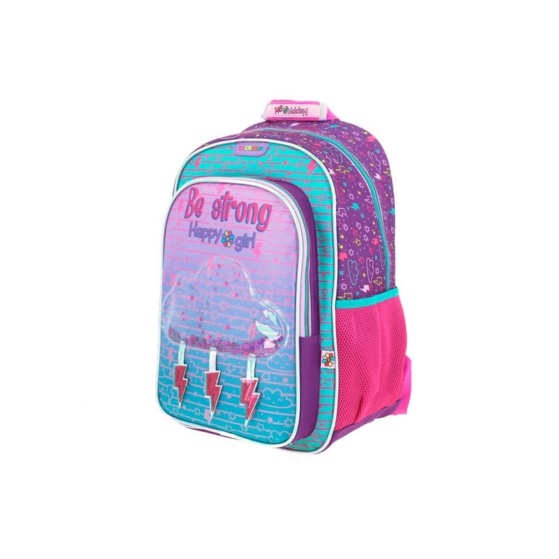 CHENSON - MOCHILA NIÑA GRANDE ORIGINAL PREMIUM HAPPY GIRL HG64489-U