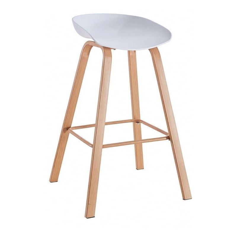 GENERICO - Taburete Estilo Nordico BLANCO
