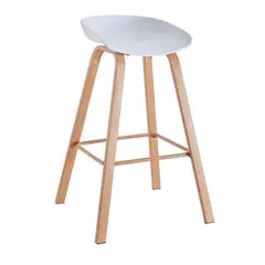 GENERICO - Taburete Estilo Nordico BLANCO