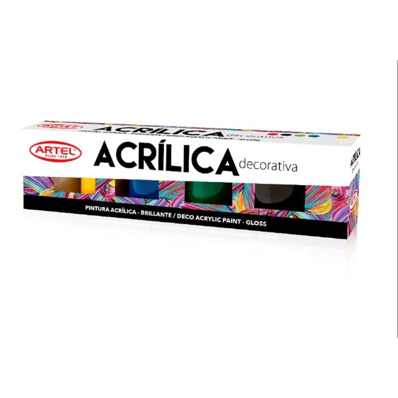 GENERICO - Pintura Acrilica Decorativa Brillante Artel