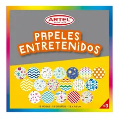 GENERICO - Papeles Entretenidos 18 Diseños Artel