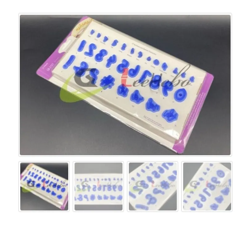 GENERICO - Cortador De Galletas Plastico Numeros 31 Pcs Azul
