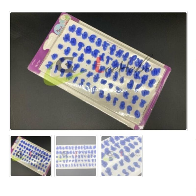 GENERICO - Cortador De Galletas Plastico Letras 66 Pcs
