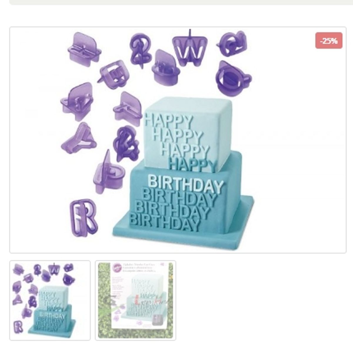 GENERICO - Cortador Galletas Letras 40 Pcs