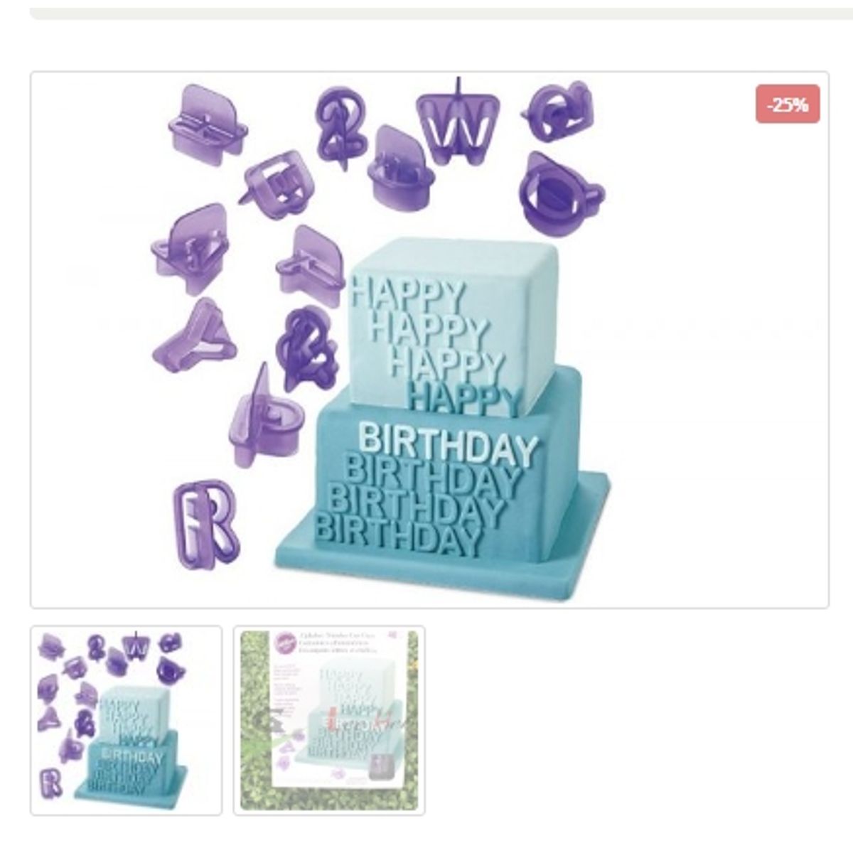 GENERICO - Cortador Galletas Letras 40 Pcs